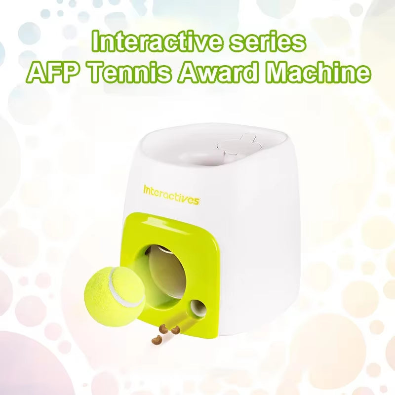 New Pet Toy Tennis Launcher Dog Automatic Toy Reward Machine Intelligent Feeder Throwing Machine Pet Ball Throwing Machine