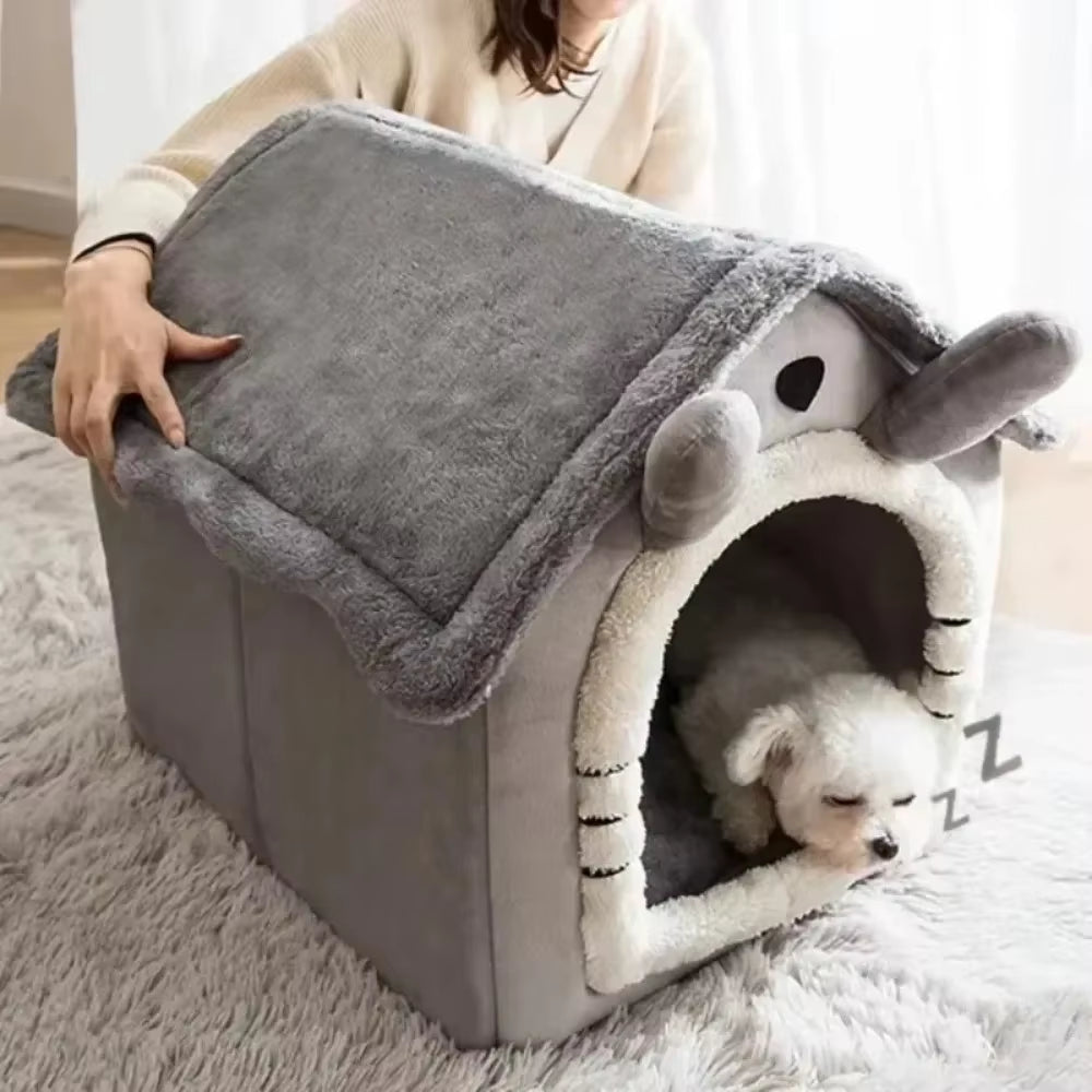 1Pcs Cats and Dogs House House Small Dog Four Seasons General Can Be Dismantled and Washed Dog House Pet Supplies Pet Bed