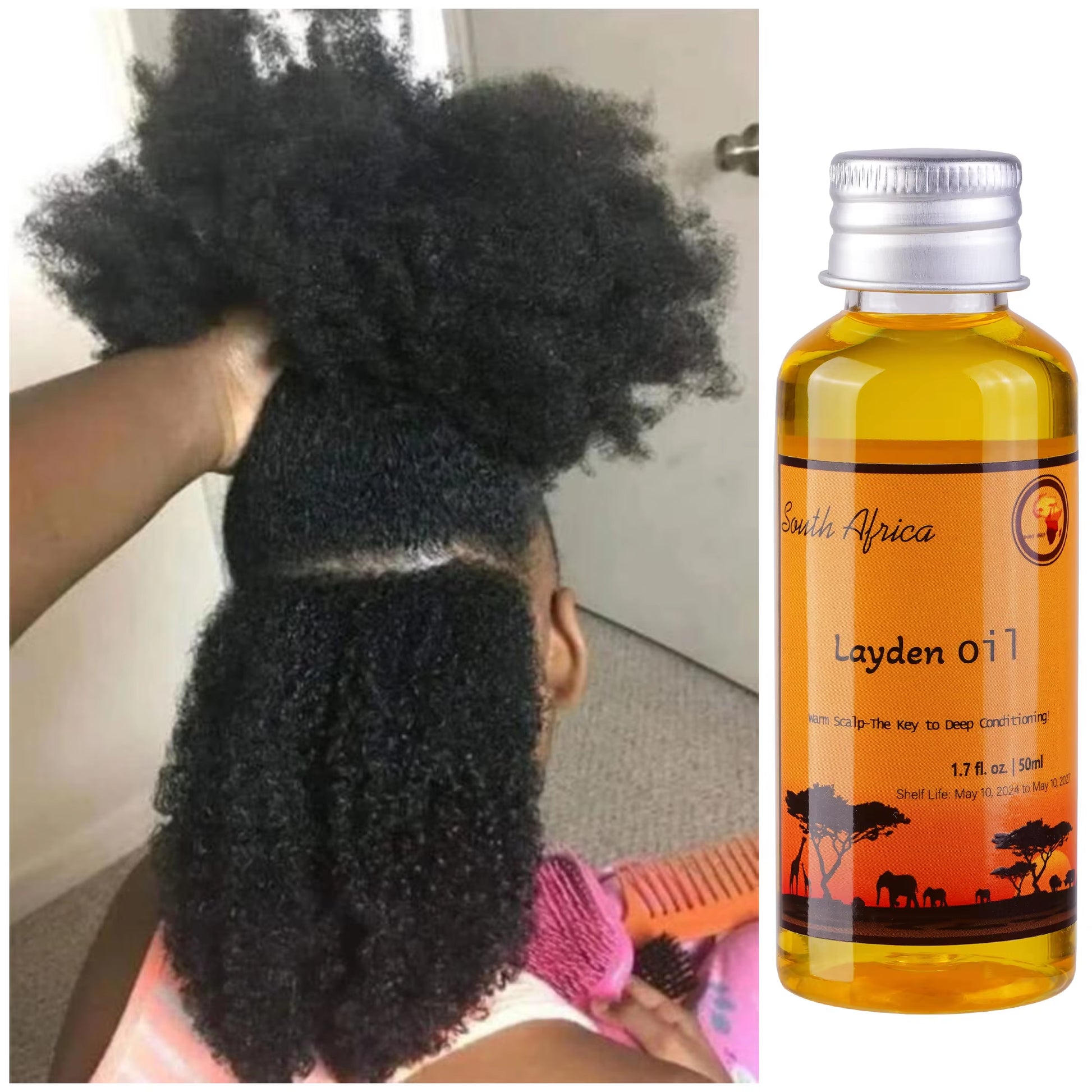 African Traditional  Nourish Oil 50 Ml Scalp & Hair Roots Strengthening