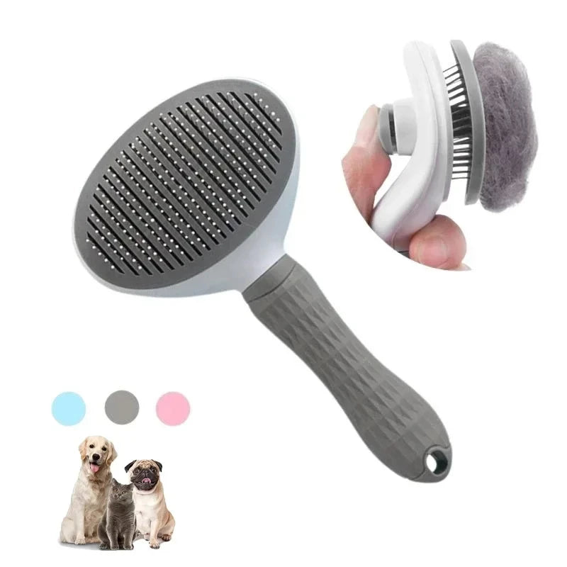 Pet Cat Hair Brush Dog Comb Grooming and Care Cat Brush Stainless Steel Comb for Long Hair Dog Cleaning Pets Cat Dog Accessories