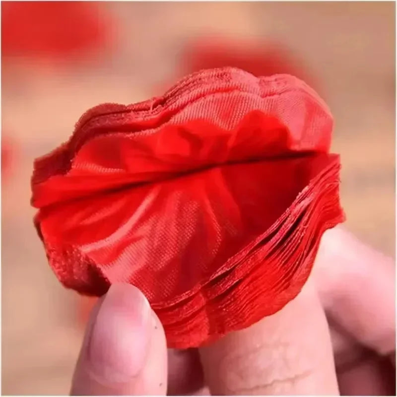 100/10000PCS Fake Rose Petals Artificial Flowers Red Silk Petal for Valentines Day Wedding Party Romantic Wedding Party Decor