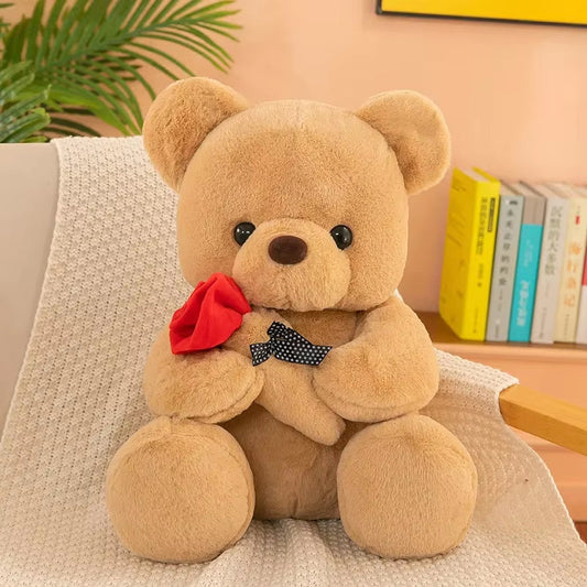 Valentine'S Day Roses Teddy Bear Animal Plush Toys for Girls Teddy Bear Dolls