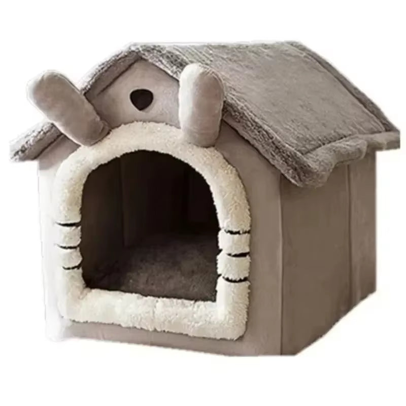 1Pcs Cats and Dogs House House Small Dog Four Seasons General Can Be Dismantled and Washed Dog House Pet Supplies Pet Bed